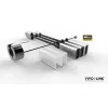 Vivolink PROADRING7S adaptador de cable de vídeo DisplayPort + Mini DisplayPort + USB Type-C 3 x HDMI