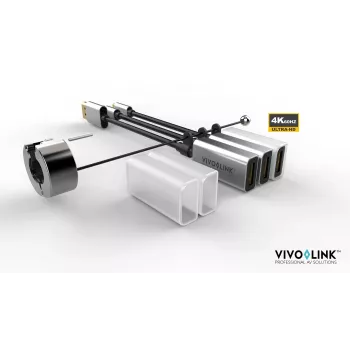 Vivolink PROADRING7S adaptador de cable de vídeo DisplayPort + Mini DisplayPort + USB Type-C 3 x HDMI