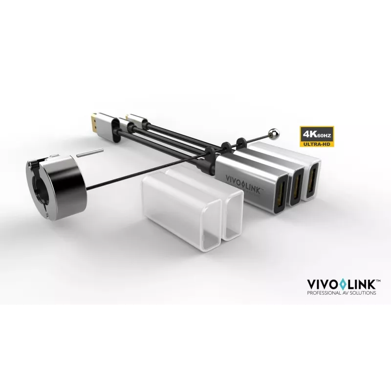 Vivolink PROADRING7S adaptador de cable de vídeo DisplayPort + Mini DisplayPort + USB Type-C 3 x HDMI