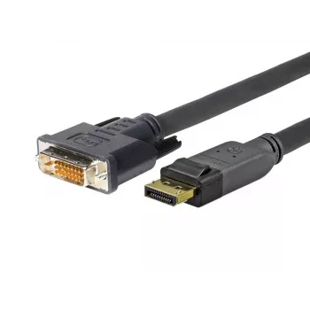 Vivolink PRODPDVI3 Adaptador de cable de vídeo 3 m DisplayPort DVI-D Negro
