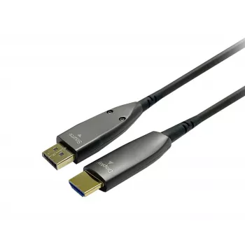 Vivolink PRODPHDMIOP40 Adaptador de cable de vídeo 20 m DisplayPort HDMI Negro
