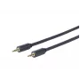 Vivolink PROMJLSZH2 cable de audio 2 m 3,5 mm negro
