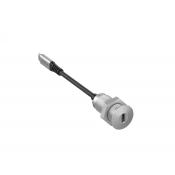 Vivolink PROUSBCMF0.3SOCKET Cable USB USB 3.2 Gen 2 (3.1 Gen 2) 0,3 m USB C Gris