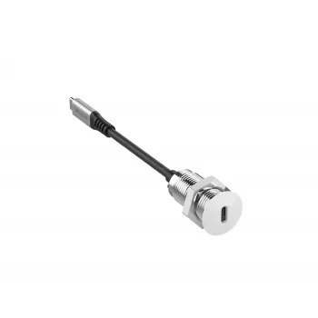 Vivolink PROUSBCMF0.3SOCKET-W Cable USB USB 3.2 Gen 2 (3.1 Gen 2) 0,3 m USB-C Blanco