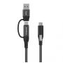 Vivolink PROUSBCMM1.5ADP Cable USB USB 3.2 Gen 2 (3.1 Gen 2) 1,5 m USB C Negro