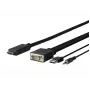 Vivolink PROVGAHDMI3 Adaptador de cable de vídeo 3 m HDMI VGA (D-Sub) + 3,5 mm + USB Tipo-A Negro