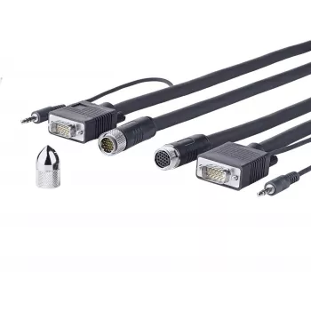Vivolink PROVGASCW10 Cable VGA 10 m VGA (D-Sub) Negro