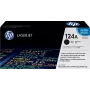 HP 124A Tóner original para LaserJet negro