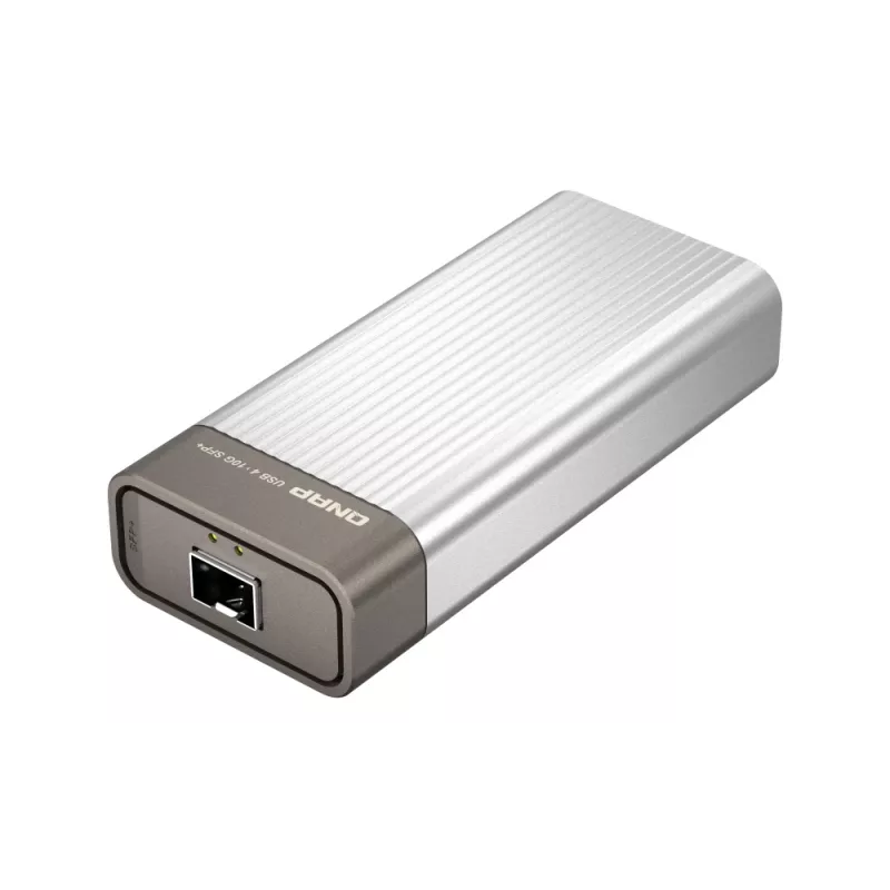 QNAP QNA-UC10G1SF adaptador de red de USB 4 Type-C a 1 x 10GbE SFP+, 10000 Mbit/s