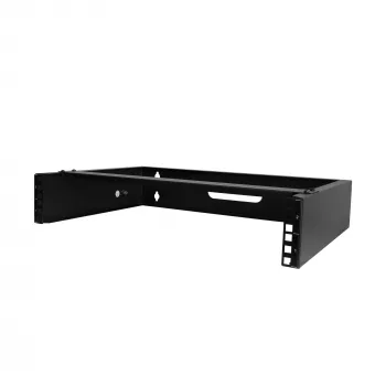 StarTech.com armario de red de montaje en pared de 2U – 14 pulgadas de profundidad (perfil bajo) – soporte para patch panel de 19 pulgadas para servidores planos, dispositivos IT, switches de red – capacidad de carga 35 kg, negro