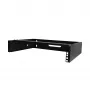 StarTech.com armario de red de montaje en pared de 2U – 14 pulgadas de profundidad (perfil bajo) – soporte para patch panel de 19 pulgadas para servidores planos, dispositivos IT, switches de red – capacidad de carga 35 kg, negro