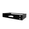 StarTech.com RACK-2U-14-BRACKET rack de red de pared 2U de 19 pulgadas, 14 pulgadas de profundidad (perfil bajo), soporte para panel de conexiones, capacidad de 35 kg (77 lbs), negro