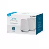 NETGEAR Orbi RBK753 AX4200 WiFi 6 sistema Mesh tribanda (router + 2 extensores), 2,4 GHz / 5 GHz / 5 GHz, blanco