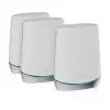NETGEAR Orbi RBK753 AX4200 WiFi 6 sistema Mesh tribanda (router + 2 extensores), 2,4 GHz / 5 GHz / 5 GHz, blanco