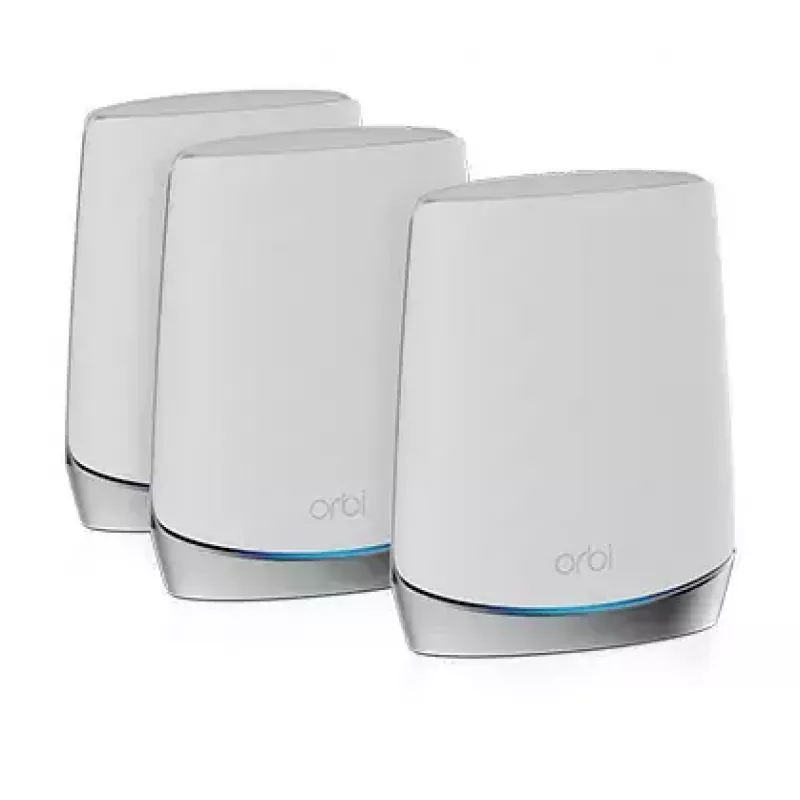 NETGEAR Orbi RBK753 AX4200 WiFi 6 sistema Mesh tribanda (router + 2 extensores), 2,4 GHz / 5 GHz / 5 GHz, blanco