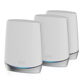 NETGEAR Orbi RBK753 AX4200 WiFi 6 sistema mesh Tri-Band (2,4 GHz / 5 GHz / 5 GHz) Wi-Fi 6 (802.11ax) blanco 7 interno