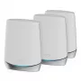 NETGEAR Orbi RBK753 AX4200 WiFi 6 sistema mesh Tri-Band (2,4 GHz / 5 GHz / 5 GHz) Wi-Fi 6 (802.11ax) blanco 7 interno