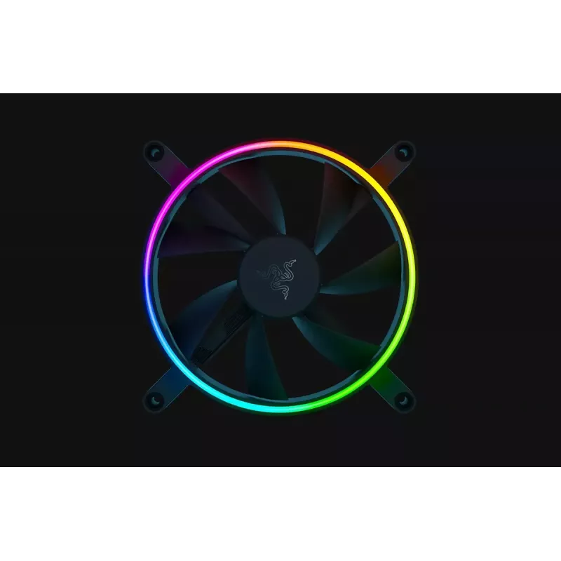Ventilador Razer Kunai Chroma 14 cm negro 500-1500 rpm