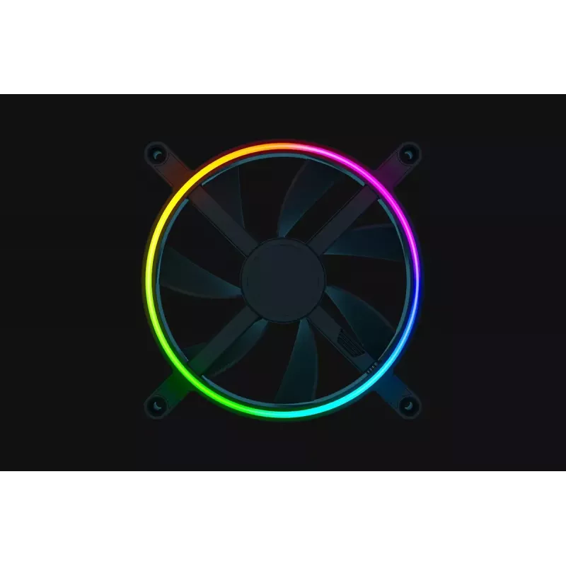Ventilador Razer Kunai Chroma 14 cm negro 500-1500 rpm