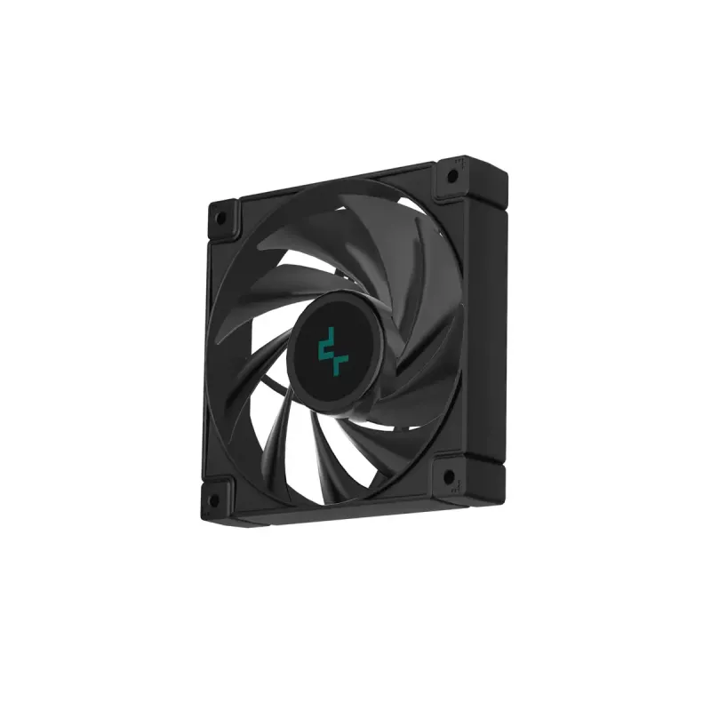 Carcasa de PC DeepCool CC560 V2 Midi Tower negra — ATX/microATX, cristal templado, frontal RGB, radiador frontal 360mm, GPU 370mm
