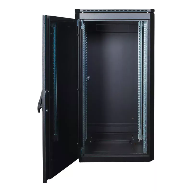 Rack autoportante LOGON RDL22U66BL 22U negro 600 kg de capacidad