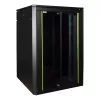 Armario rack autoportante LOGON RDL22U88BL 22U negro 600 kg de capacidad