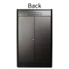 Armario rack autoportante LOGON RDL26U88BL 26U negro 600 kg de capacidad