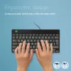 Teclado ergonómico R-Go Tools R-Go Compact Break, teclado compacto con software de pausas, QWERTZ (DE), con cable, negro