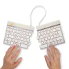 Teclado ergonómico R-Go Tools R-Go Split Break con software de pausas, teclado ergonómico dividido, QWERTZ (DE), Bluetooth, blanco
