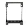 StarTech.com Armario de red de pared 12HE 19 pulgadas – 12 pulgadas de profundidad, rack de servidor de 2 postes open frame para equipos de datos/AV/IT/informática/panel de parcheo con tuercas de jaula y tornillos, capacidad de carga 90 kg, negro (RK12WALLO)