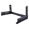 StarTech.com Rack de servidor de sobremesa de 2 postes 4HE, rack de ordenador pequeño abierto de 19 pulgadas, rack de red compacto para equipos AV/estudio/datos/IT – rack de dos postes independiente para casa/oficina