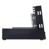 StarTech.com Rack de servidor de sobremesa de 2 postes 4HE, rack de ordenador pequeño abierto de 19 pulgadas, rack de red compacto para equipos AV/estudio/datos/IT – rack de dos postes independiente para casa/oficina
