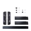StarTech.com Rack de servidor de sobremesa de 2 postes 4HE, rack de ordenador pequeño abierto de 19 pulgadas, rack de red compacto para equipos AV/estudio/datos/IT – rack de dos postes independiente para casa/oficina
