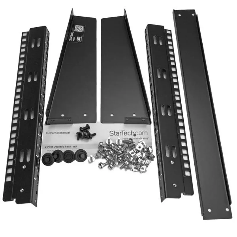 Rack de servidor de sobremesa de 2 postes StarTech.com 8U, rack de ordenador 19