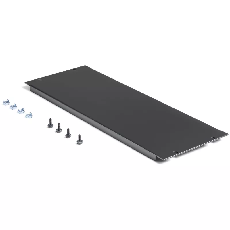 StarTech.com Cubierta ciega de 4U para rack de 19 pulgadas, carcasas y armarios, cubiertas ciegas rack-mount para racks de servidor/red, panel ciego 4HE, cobertura total, acero