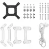 DeepCool LD240 R-LD240-WHDMMN-G-1 refrigeración líquida todo en uno para CPU, 12 cm, 72,04 CFM, AM4/AM5, blanco