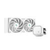 DeepCool LE520 WH R-LE520-WHAMMN-G-1 refrigeración líquida todo en uno para CPU, 240 mm, ventilador de 12 cm, 85,85 CFM, LGA1700/1200/1151/1150/1155, AM4/AM5, blanco