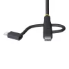 Cable de carga múltiple USB resistente StarTech.com de 1m, USB a Lightning/Micro-USB/Type-C, certificado Apple MFi, funda de aramida, cable de carga USB universal 3 en 1 para iPhone/iPad/Android