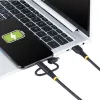 Cable de carga múltiple USB resistente StarTech.com de 1m, USB a Lightning/Micro-USB/Type-C, certificado Apple MFi, funda de aramida, cable de carga USB universal 3 en 1 para iPhone/iPad/Android