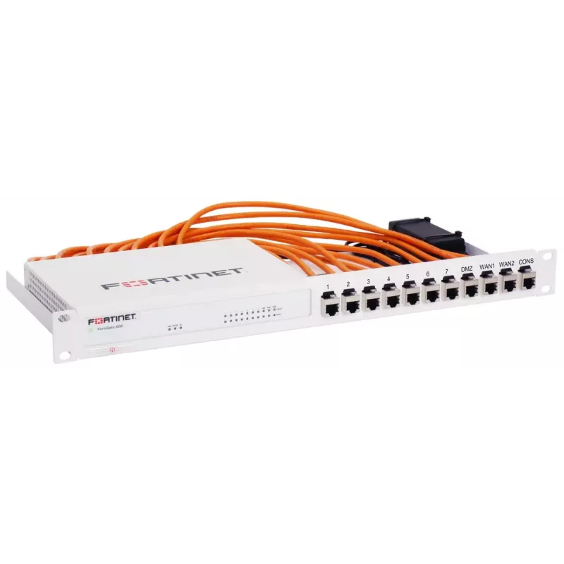 Kit de montaje en rack Rackmount.IT para FortiGate 60E / 61E apantallado / industrial