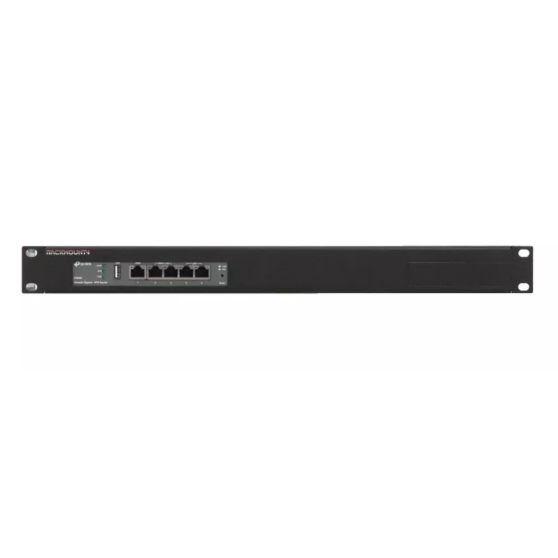 Soporte de montaje Rackmount.IT RM-OM-T1 1U, negro azabache, 483x216x44 mm