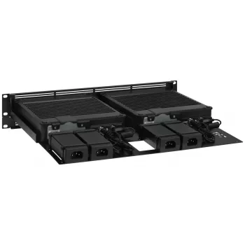 Soporte de montaje Rackmount.IT RM-PA-T10 1,3HE Negro 483 mm
