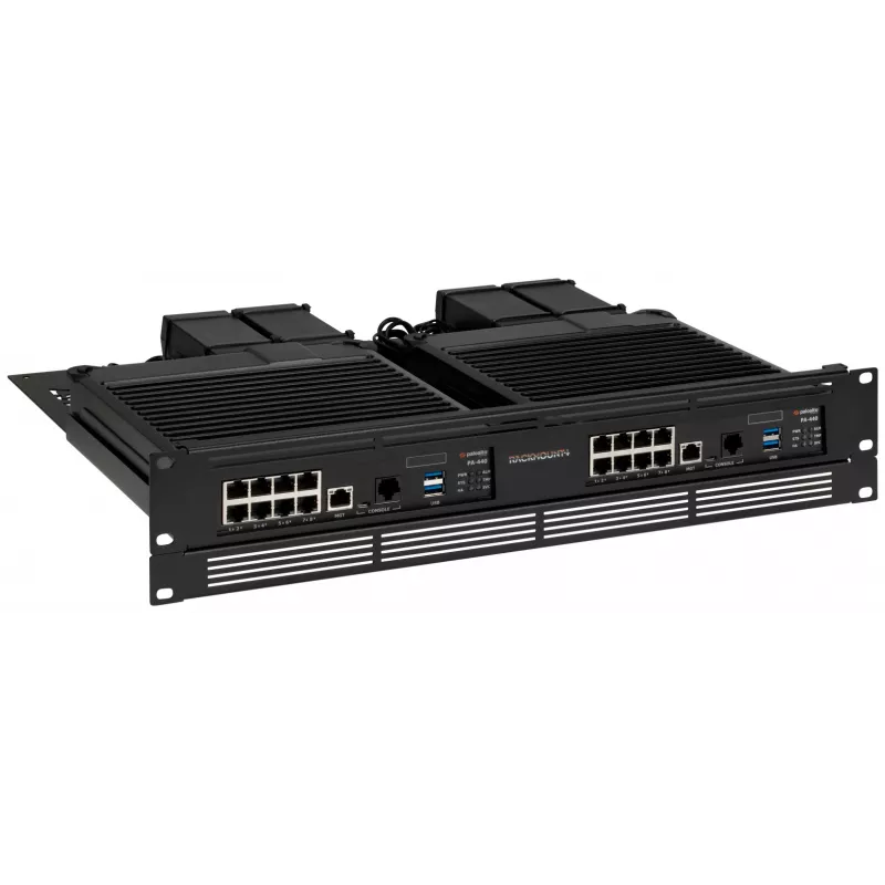 Soporte de montaje Rackmount.IT RM-PA-T10 1,3U, negro, 483 mm