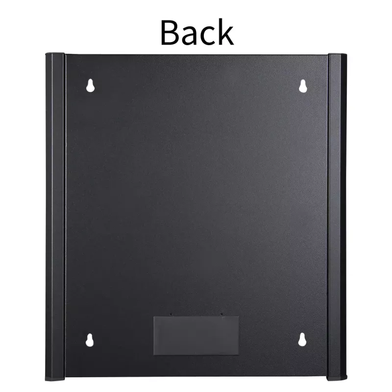 Rack de pared LOGON RWM12U45BL 12U negro con cerradura de llave y gestión de cables