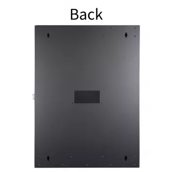 Armario de montaje en pared LOGON RWMD16UBL 16U negro 80 kg de capacidad