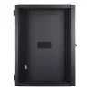 Armario de montaje en pared LOGON RWMD16UBL 16U negro 80 kg de capacidad
