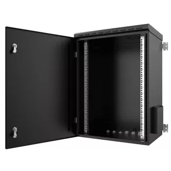 Armario rack Lanview RWMIP55W16U45B 16U negro IP55 38kg