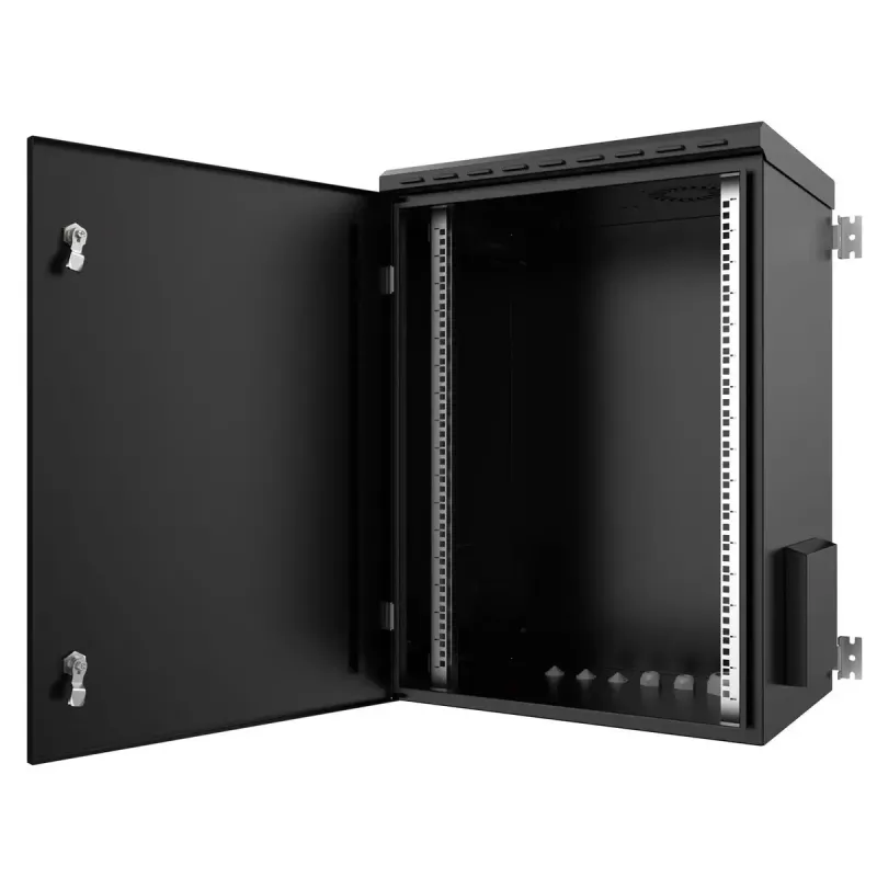 Armario rack Lanview RWMIP55W16U45B 16U negro IP55 38kg