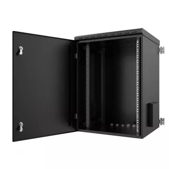 Armario rack Lanview RWMIP55W16U60B 16U IP55 negro 46kg