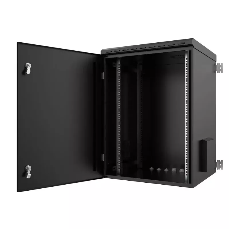 Armario rack Lanview RWMIP55W16U60B 16U IP55 negro 46kg